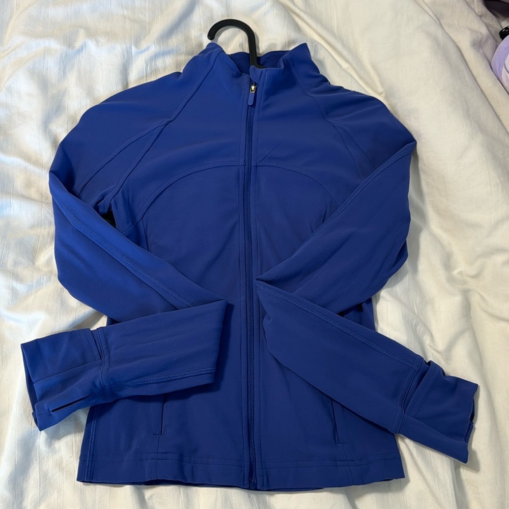 Royal blue Lululemon define jacket